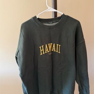 Brandy Melville Dark Green Sweatshirt